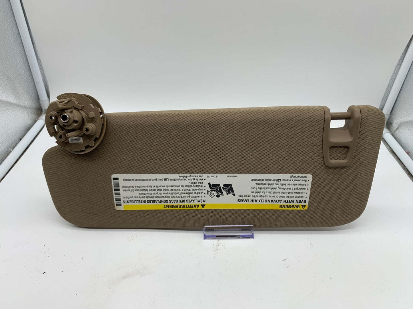 2004-2012 Chevrolet Malibu Passenger Sun Visor Brown OEM B02B27014