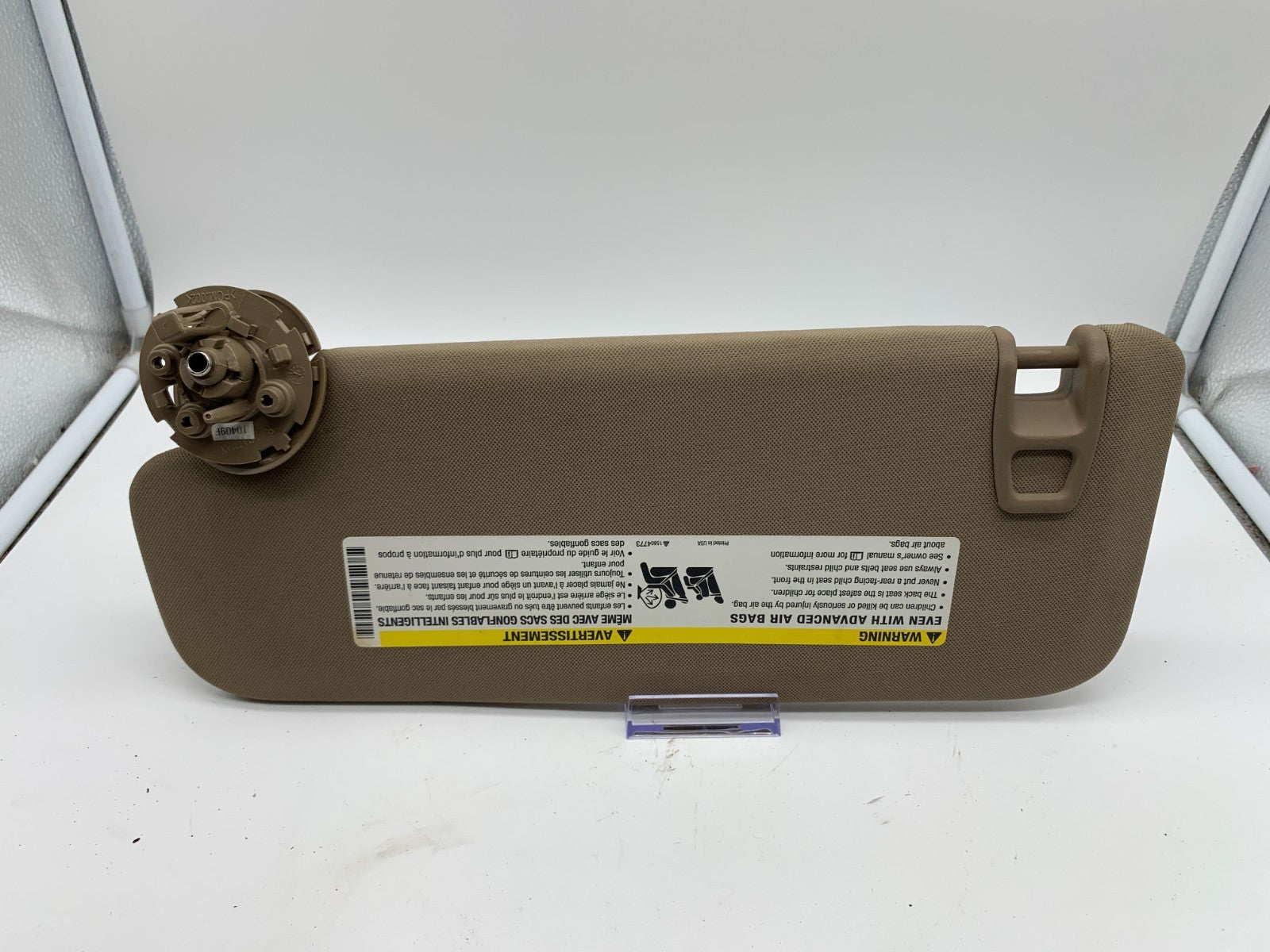 2004-2012 Chevrolet Malibu Passenger Sun Visor Brown OEM B02B27014