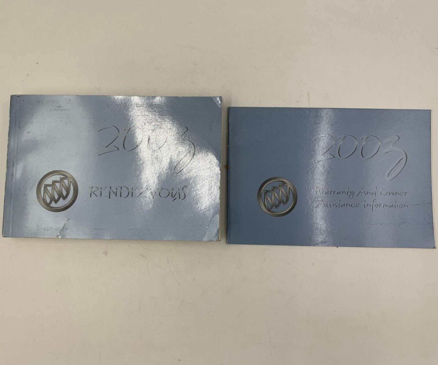 2003 Buick Rendezvous Owners Manual Set OEM A04B17090