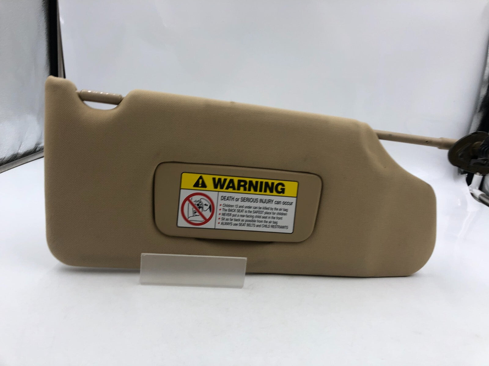 2004-2008 Acura TL Passenger Sun Visor Tan Illuminated OEM D01B28026