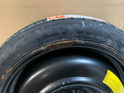 2010-2013 Mazda 3 Mazda3 15" Spare Tire Compact Donut T115/70D15