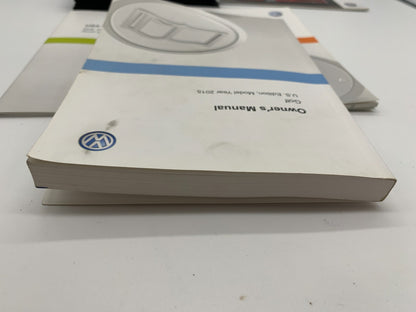 2015 Volkswagen Jetta Owners Manual Set with Case OEM D03B10002