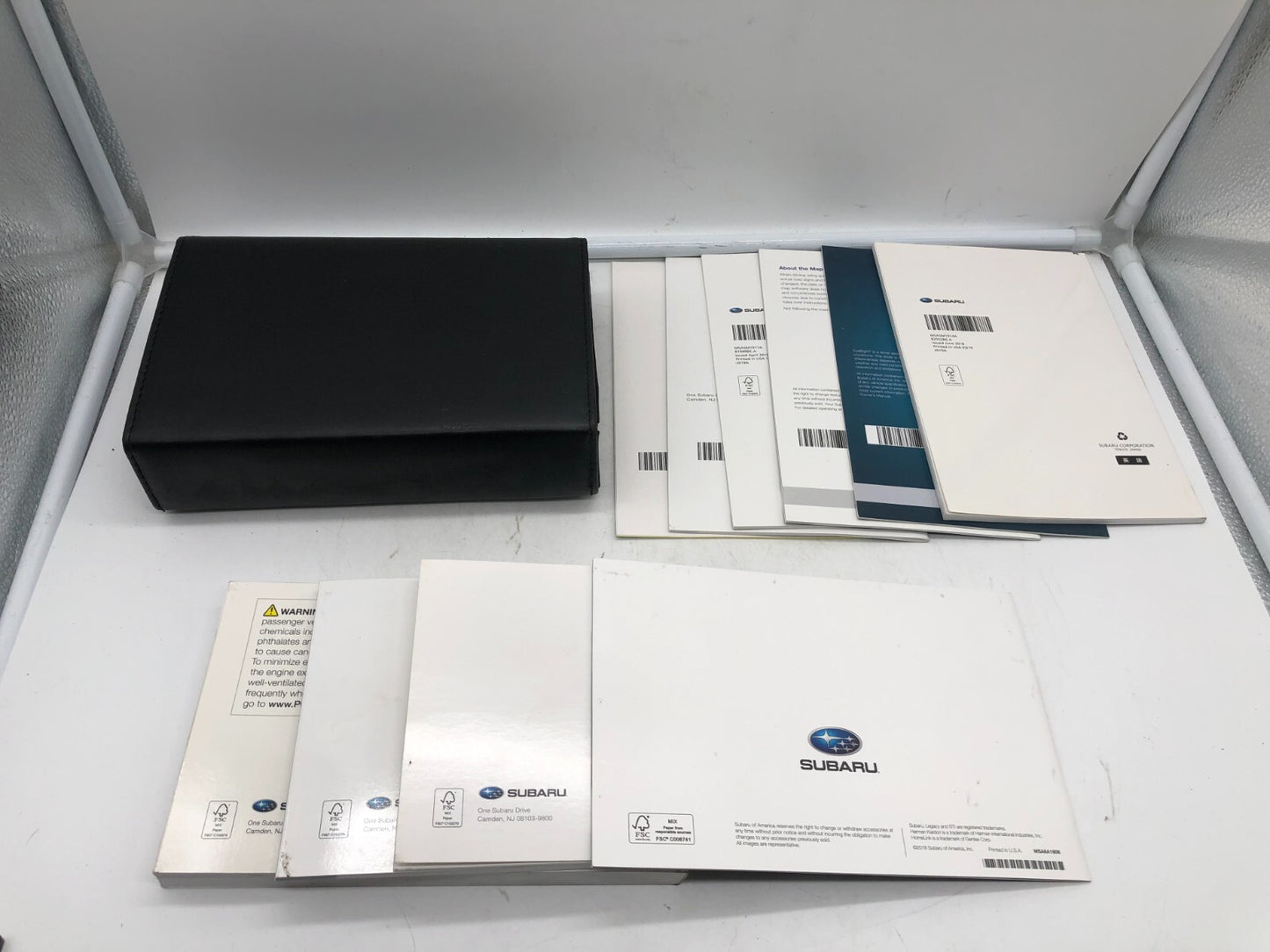 2019 Subaru Legacy Owners Manual Set with Case OEM E03B20007