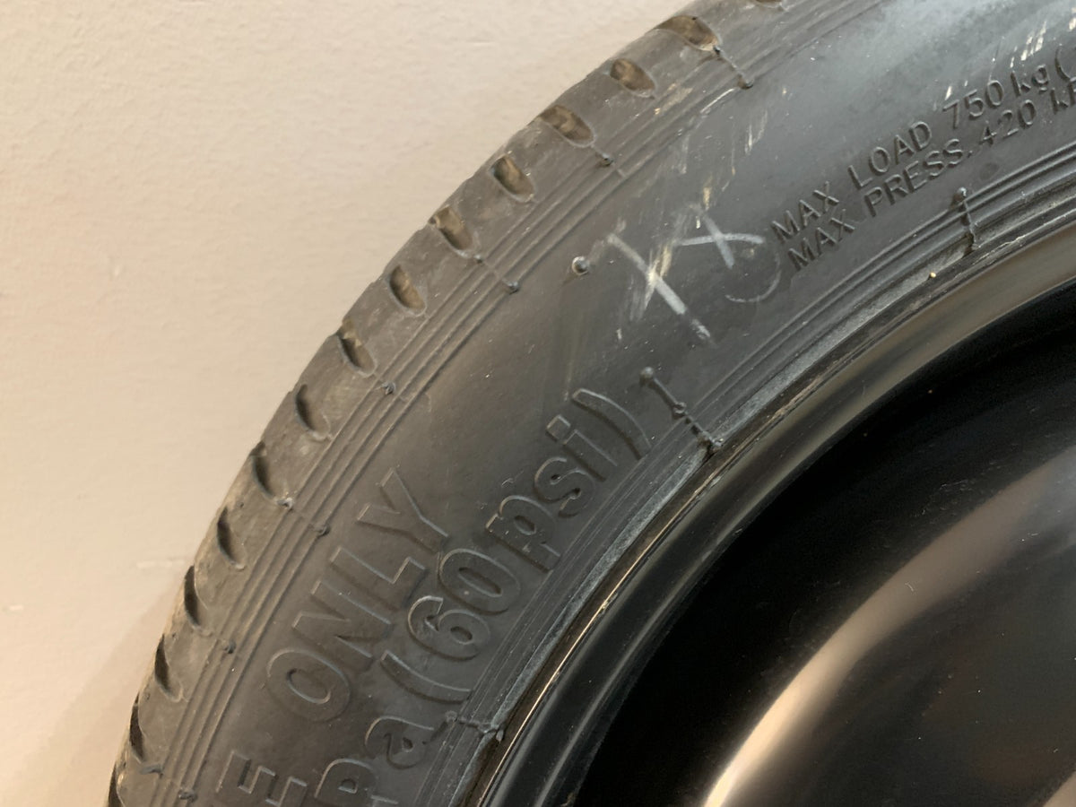 2014-2016 Mazda 6 Mazda6 16" Spare Tire Wheel Compact Donut T125/70R17