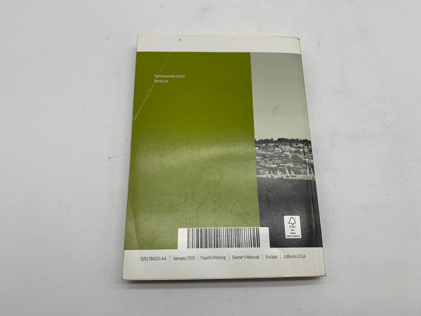 2013 Ford Escape Owners Manual Set OEM R01B18013