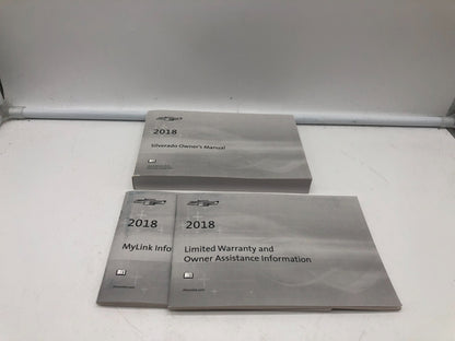 2018 Chevrolet Silverado Owners Manual Set OEM D03B61007