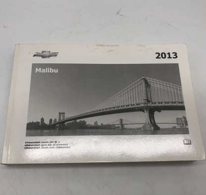 2013 Chevrolet Malibu Owners Manual OEM A03B35053