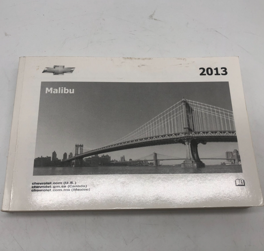 2013 Chevrolet Malibu Owners Manual OEM A03B35053
