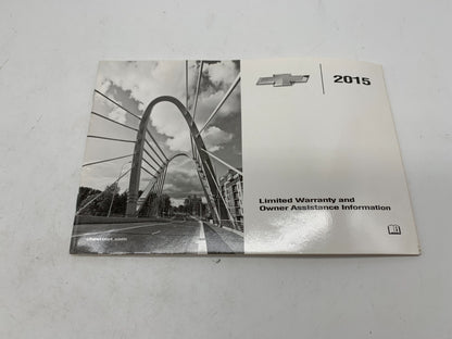 2015 Chevrolet Silverado 1500 2500 Owners Manual Set OEM D01B45020