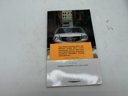 2015 Chrysler Town & Country Owners Manual Set with Case OEM C02B01015