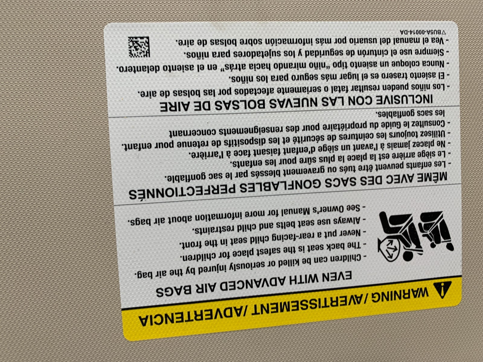 2020 Ford Escape Passenger Sun Visor Gray OEM A04B08017