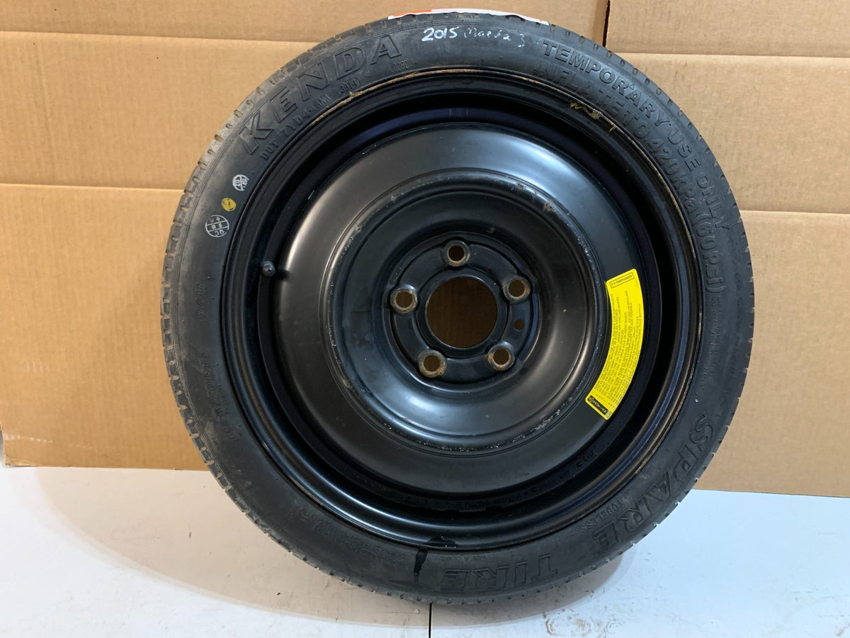 2014-2018 Mazda 3 Mazda3 16" Spare Tire T125/70D16 Compact Donut