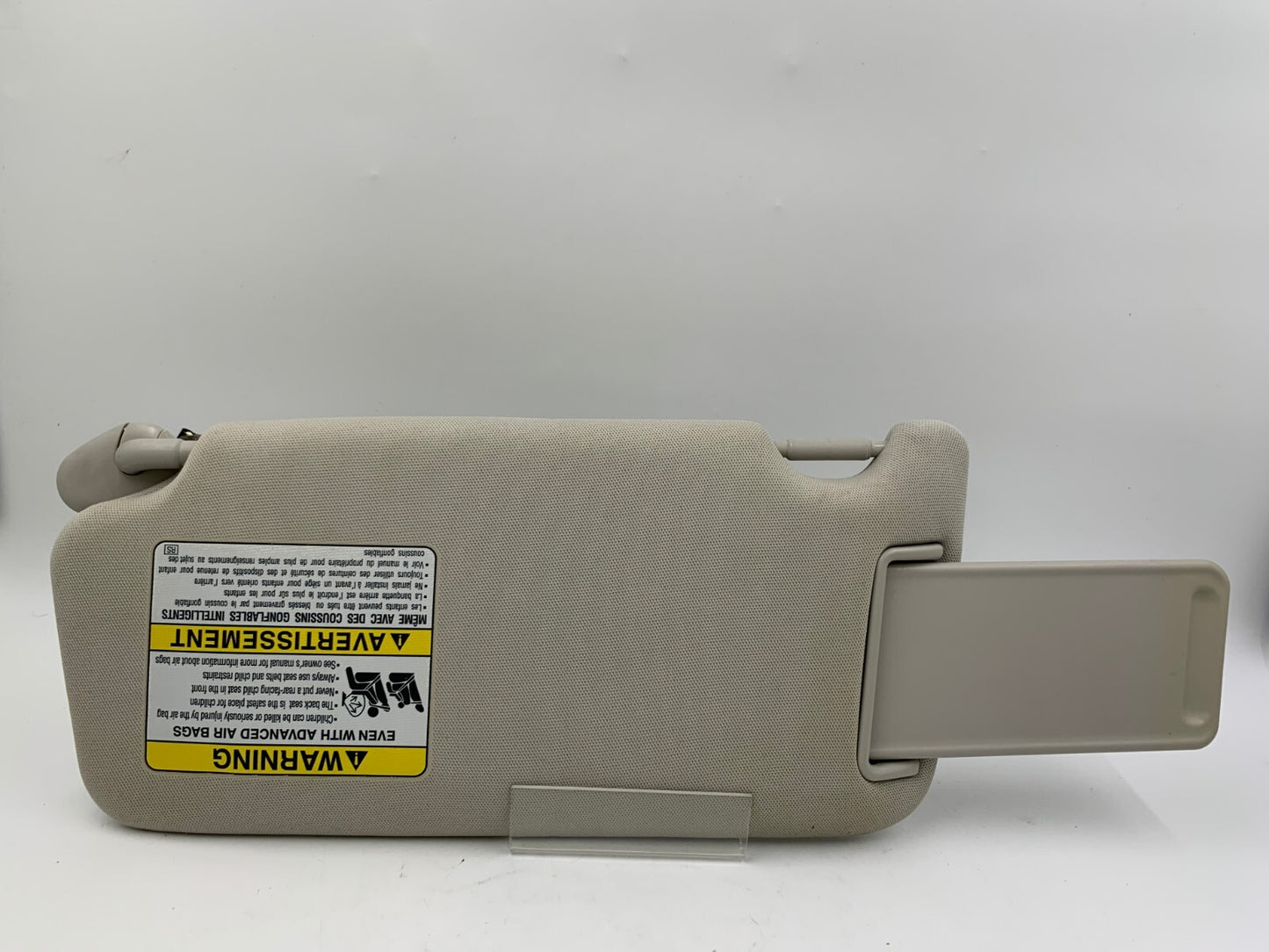 2010-2014 Subaru Legacy Passenger Sun Visor Gray Illuminated OEM D01B43010