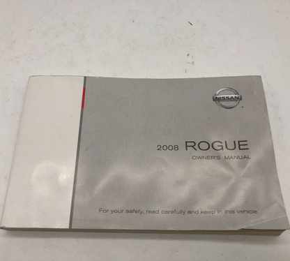 2008 Nissan Rogue Owners Manual OEM D02B62013