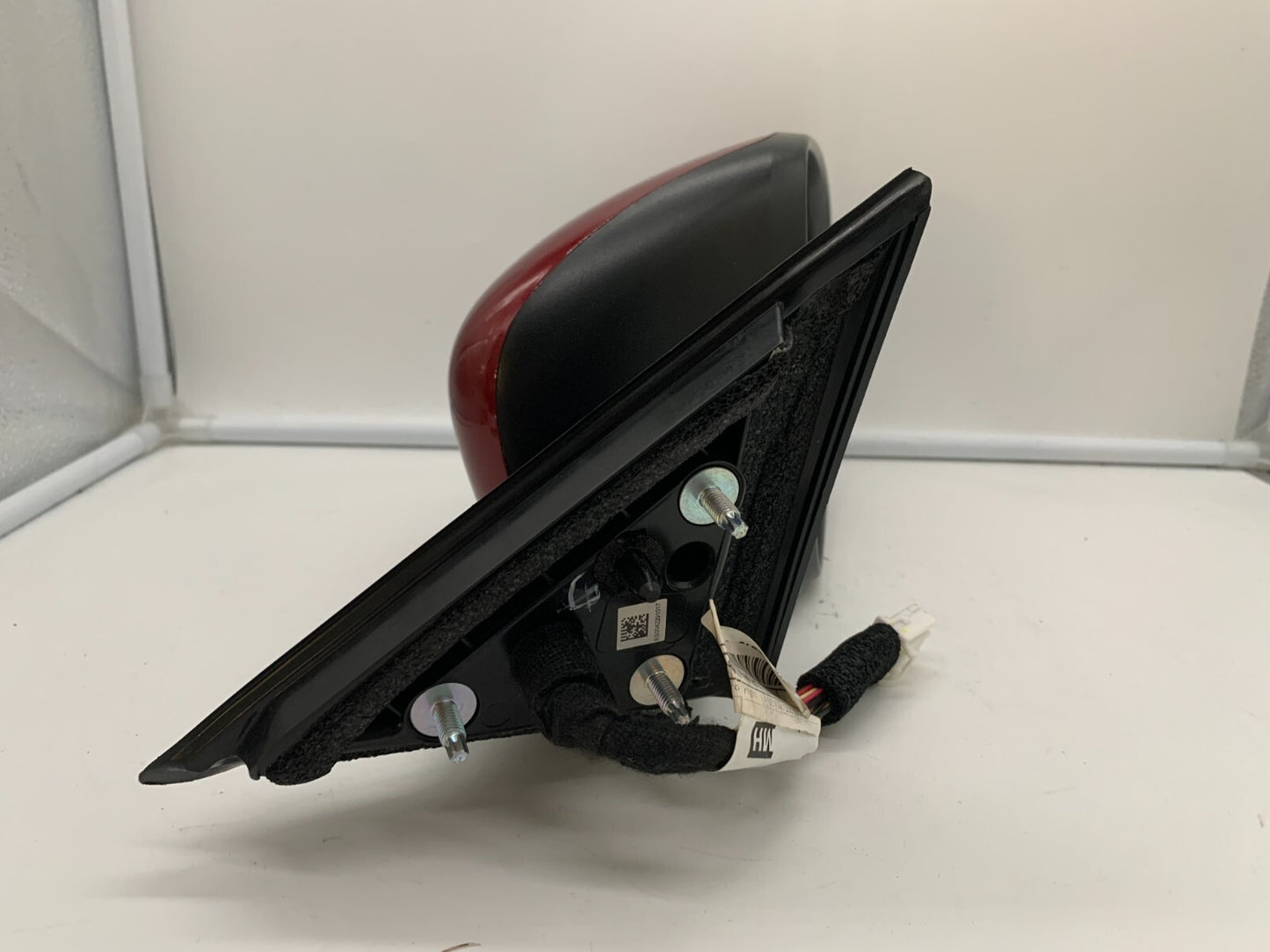 2017-2020 Nissan Rogue Passenger Side View Power Door Mirror Red OEM A03B42001