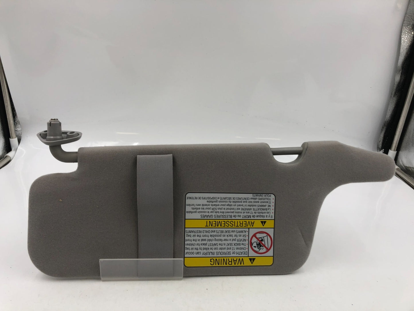2002-2005 Subaru Legacy Passenger Sun Visor Gray OEM D02B18083