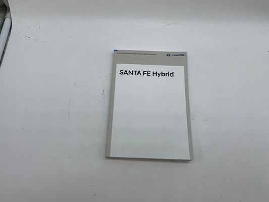 2023 Hyundai Santa FE Hybrid Owners Manual OEM D03B14024