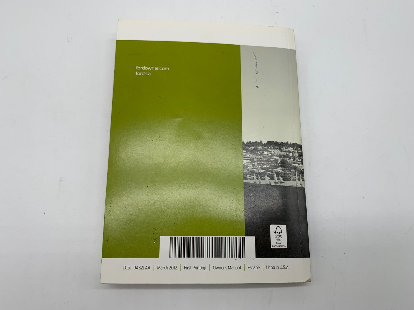 2013 Ford Escape Owners Manual Set with Case OEM E01B59013