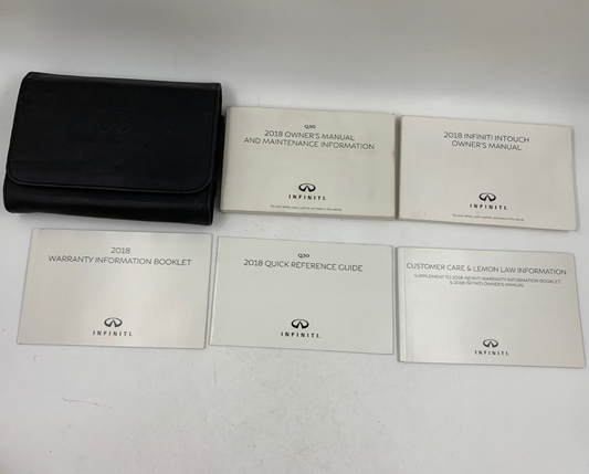 2018 Infiniti Q50 Owners Manual Set with Case OEM B03B24011