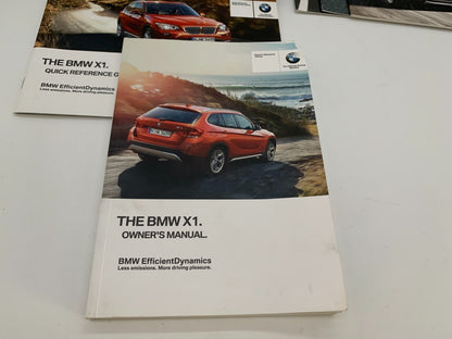 2013 BMW X1 Owners Manual Set with Case OEM R01B29021