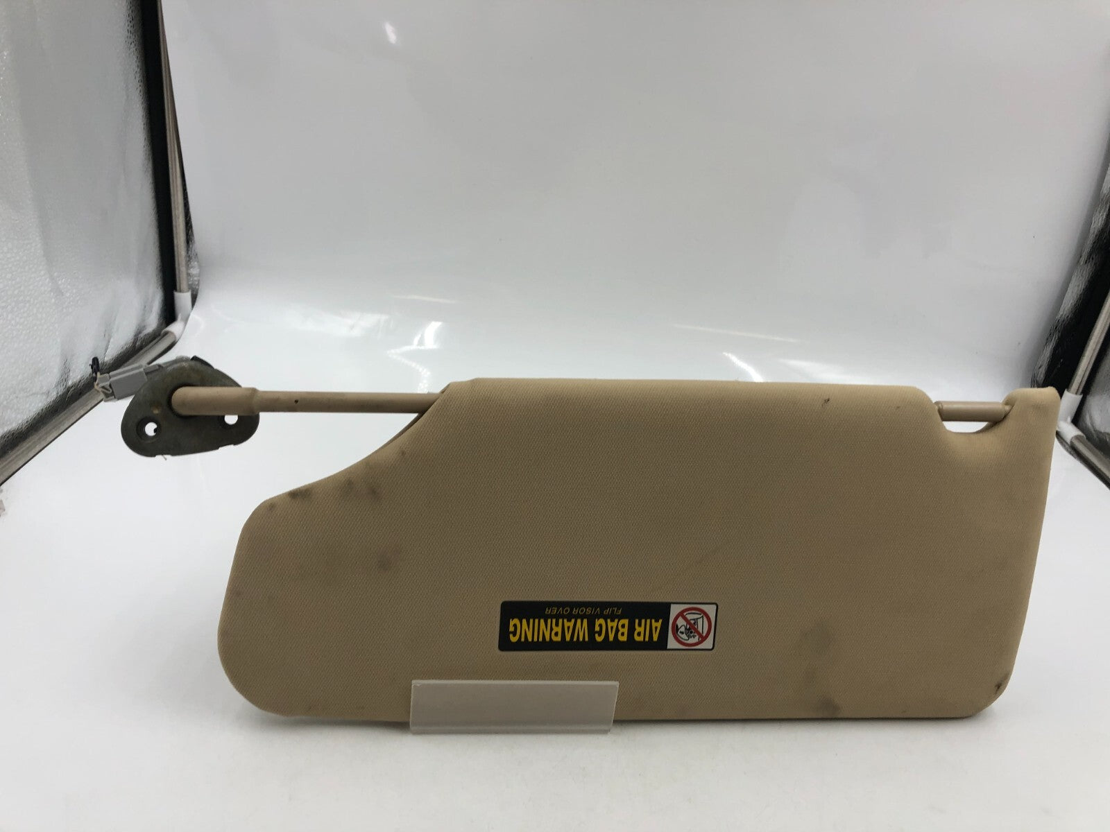 2004-2008 Acura TL Passenger Sun Visor Tan Illuminated OEM D01B28026