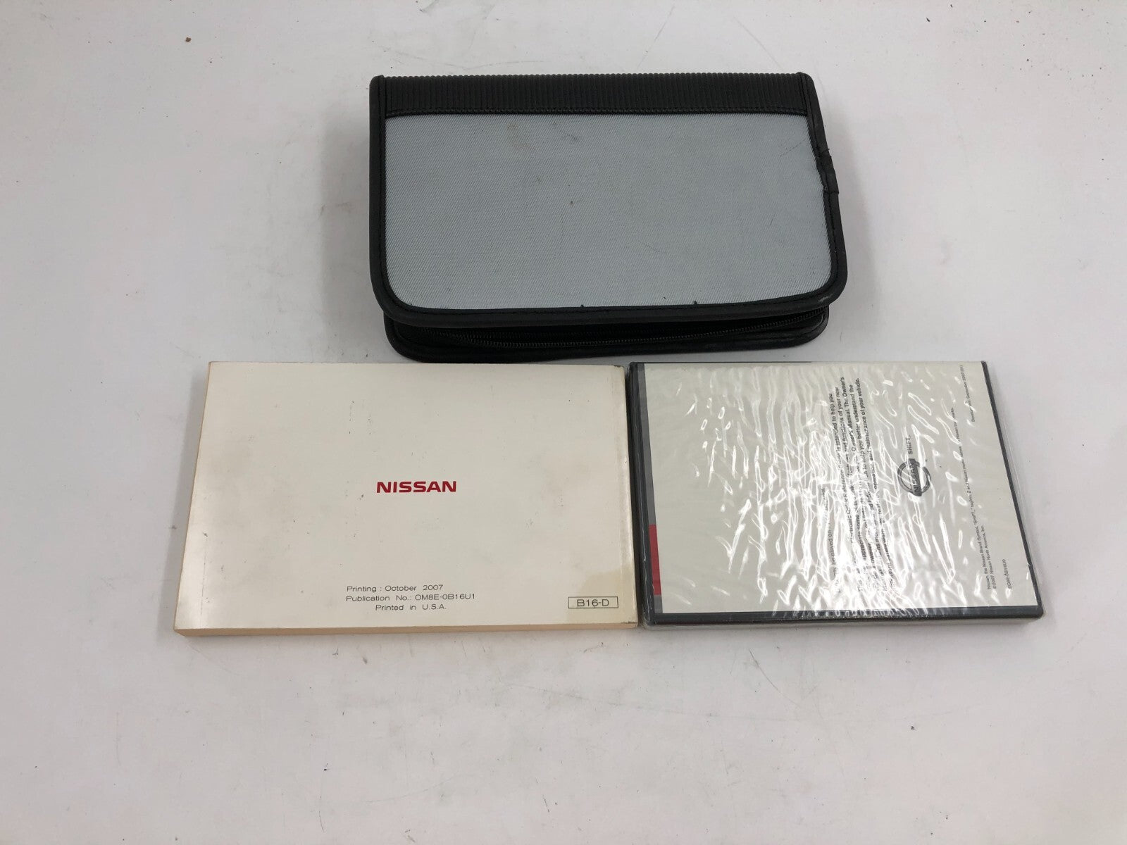 2008 Nissan Sentra Owners Manual Set with Case OEM D02B61006