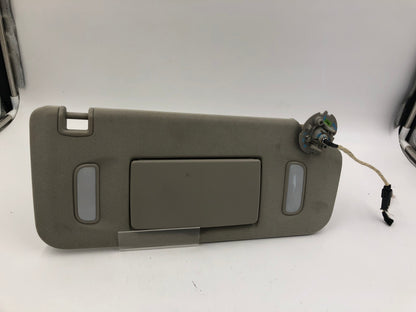 2013-2015 Chevrolet Trax Passenger Sun Visor Gray Illuminated OEM C03B17020
