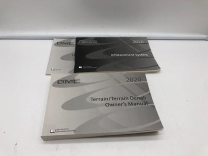 2020 GMC Terrain Denali Owners Manual Set OEM A04B54048