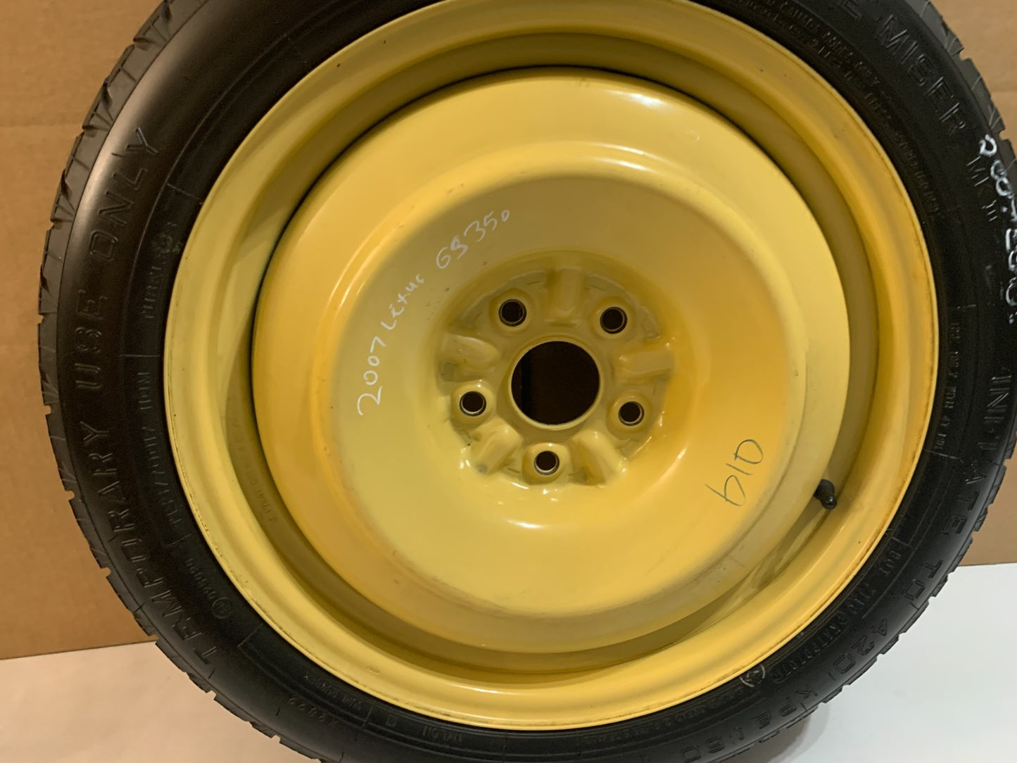 2007-2011 Lexus GS350 GS450H 17" Spare Tire Wheel Compact Donut T155/70D17