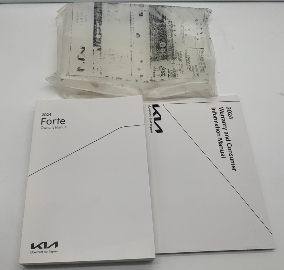 2024 Kia Forte Owners Manual Set OEM R01B22022