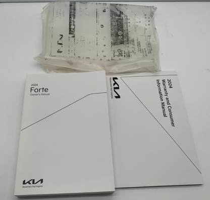 2024 Kia Forte Owners Manual Set OEM R01B22022