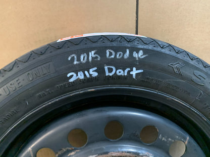 2013-2016 Dodge Dart 17" Spare Tire Compact Donut T125/80R17