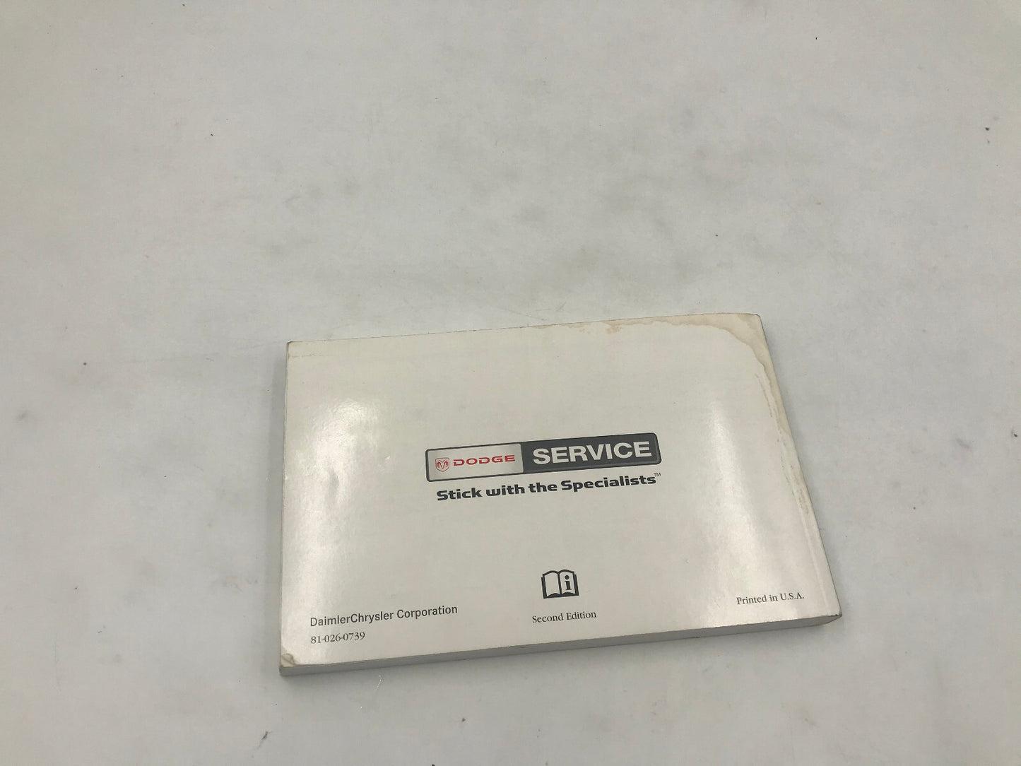 2007 Dodge Caliber Owners Manual with Case OEM B03B20032