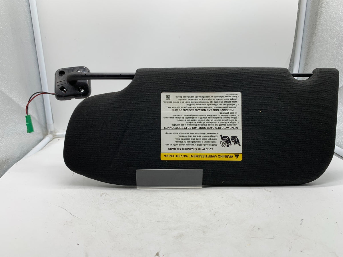 2013-2019 Ford Taurus Passenger Sun Visor Black Illuminated OEM B01B11001