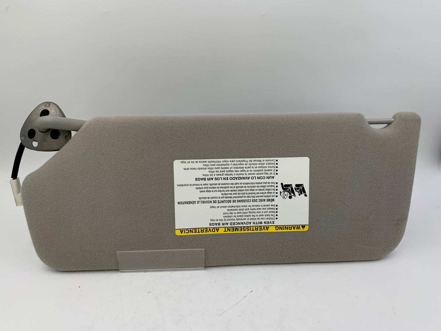2011-2014 Toyota Sienna Passenger Sun Visor Sunvisor Gray OEM D01B63003