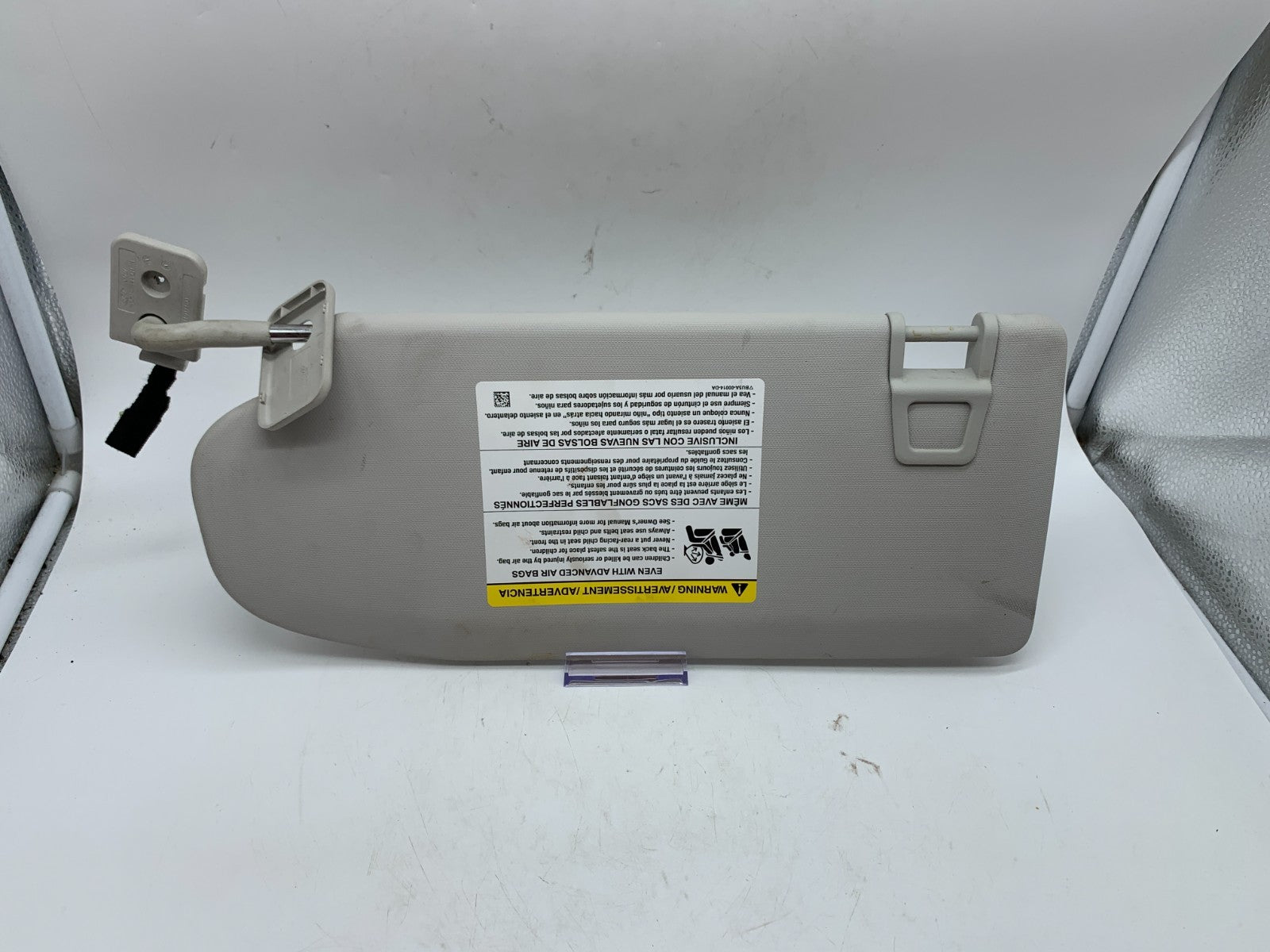 2021-2022 Ford Mustang Mach-E Mach E Passenger Sun Visor Gray OEM A01B50001