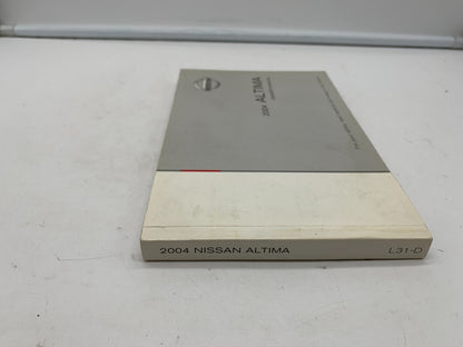 2004 Nissan Altima Owners Manual OEM A01B08060