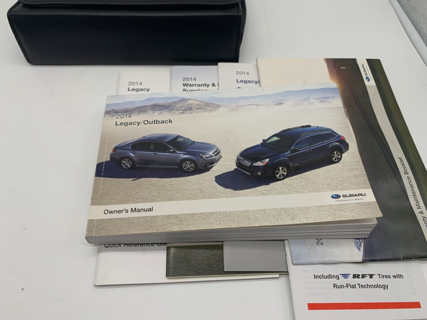 2014 Subaru Legacy Outback Owners Manual Set with Case OEM A02B50024