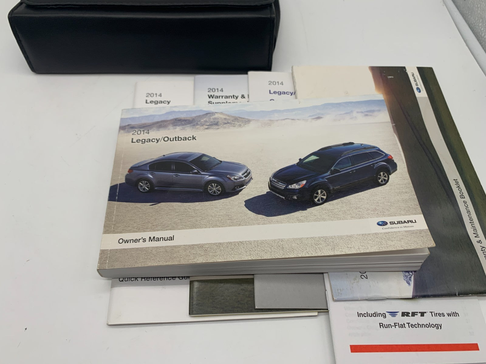 2014 Subaru Legacy Outback Owners Manual Set with Case OEM A02B50024