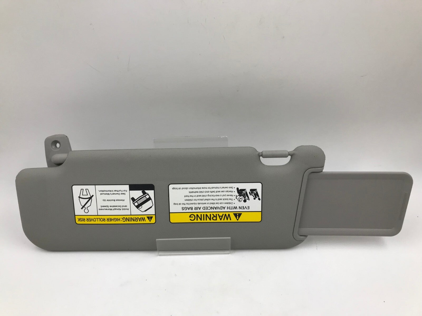 2011-2016 Kia Sportage Passenger Sun Visor Gray OEM C04B57013