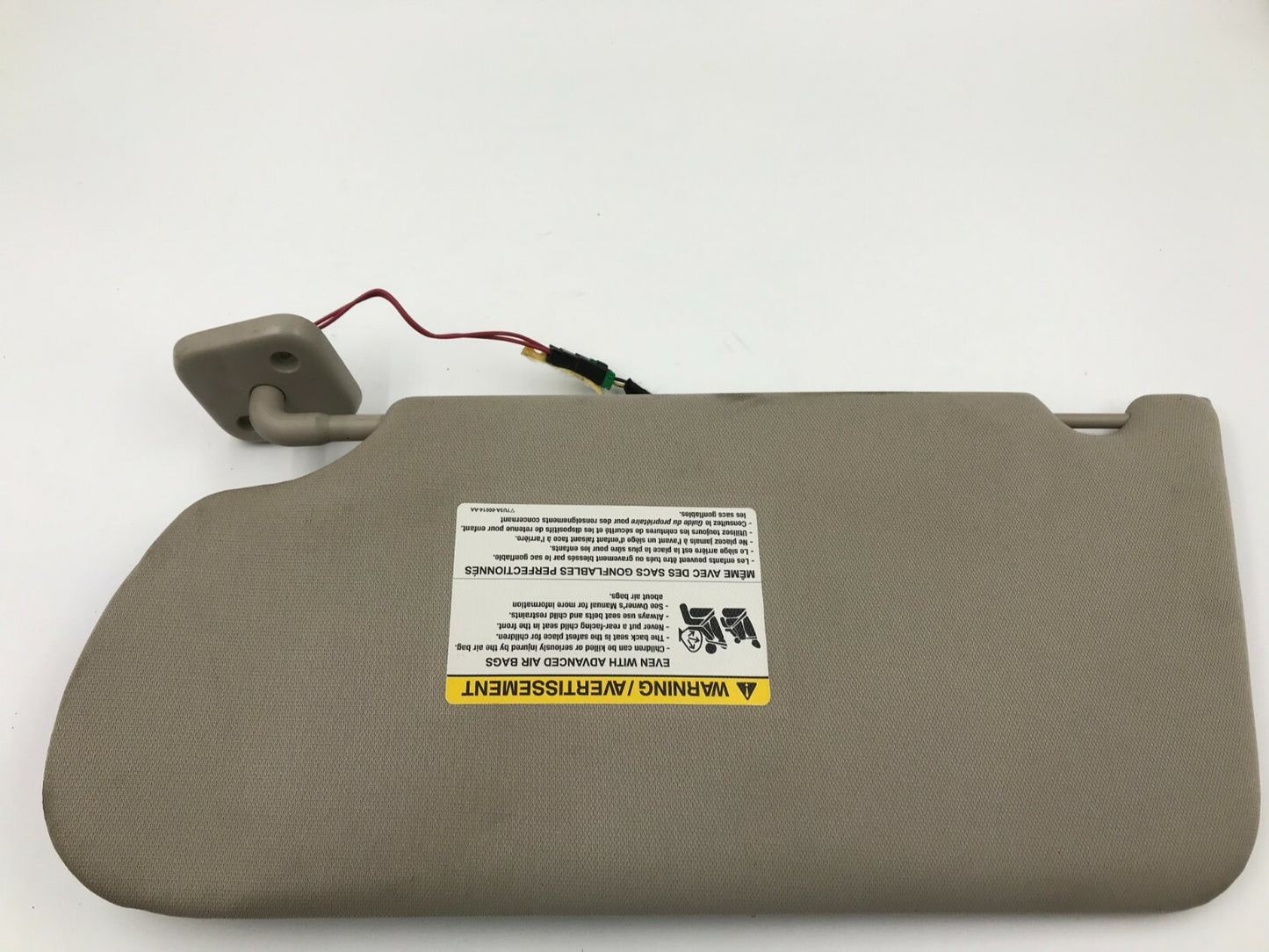 2009-2012 Ford Flex Passenger Sun Visor Gray Illuminated OEM C03B29041