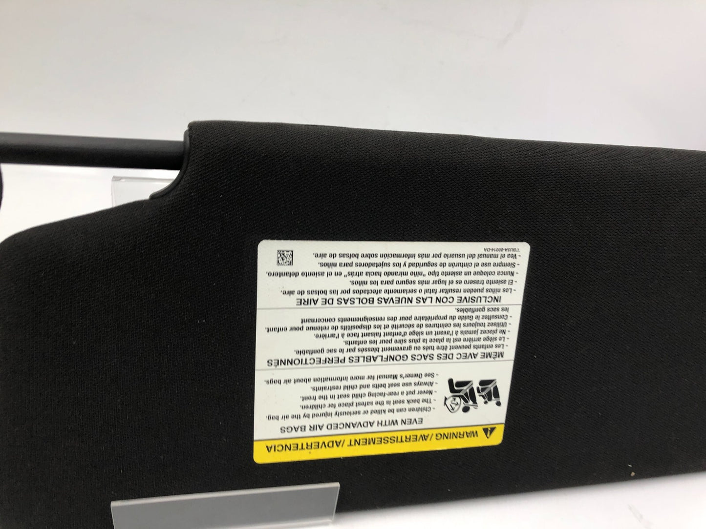 2011-2015 Ford Explorer Passenger Sun Visor Black Illuminated OEM D01B34001