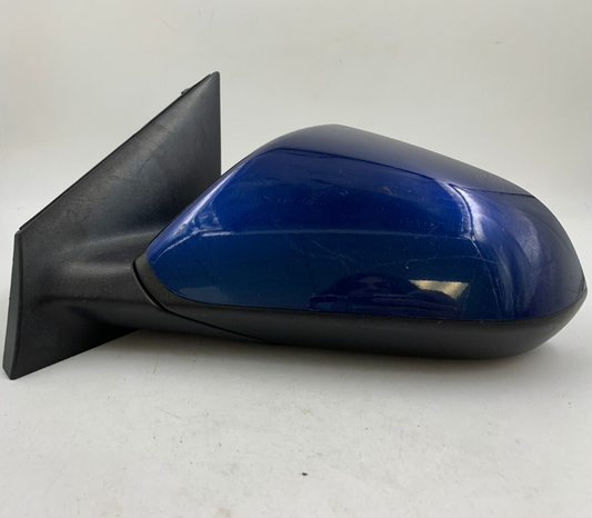 2015-2017 Hyundai Sonata Driver Side View Power Door Mirror Blue OEM A02B13034