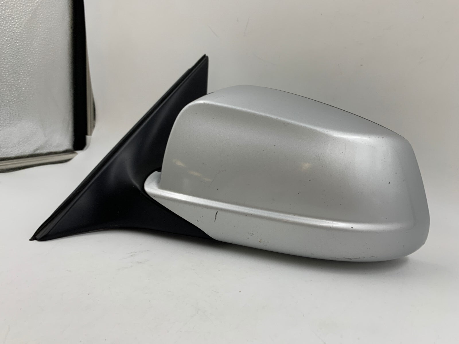 2012-2013 BMW 535i Driver Side View Power Door Mirror Silver OEM