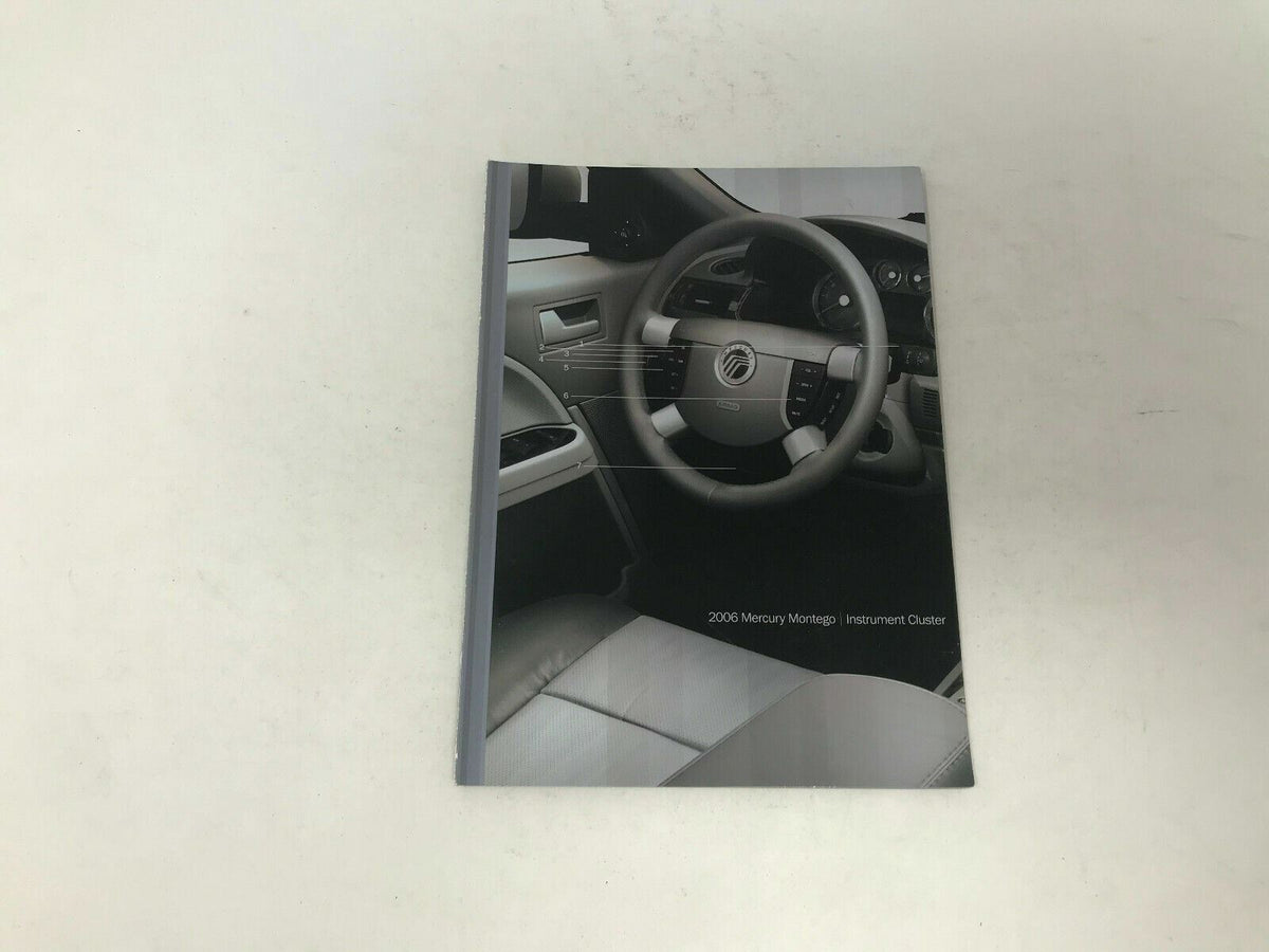 2006 Mercury Montego Owners Manual Set with Case OEM A04B21086