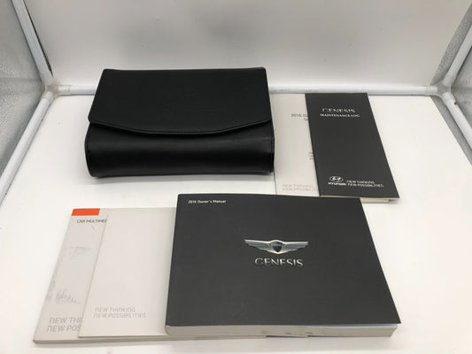 2016 Hyundai Genesis Coupe Owners Manual Guide Set with Case OEM A02B49039