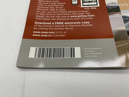 2014 Jeep Compass Owners Manual Set with Case OEM C01B08014