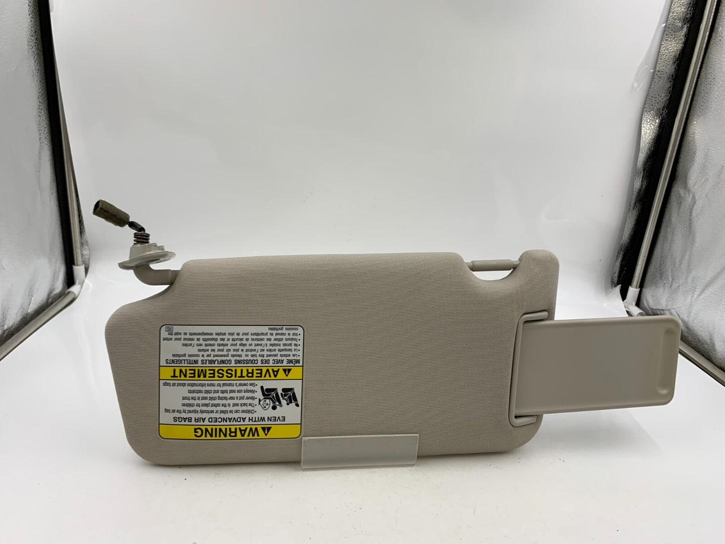 2010-2014 Subaru Legacy Passenger Sun Visor Gray OEM B03B31004
