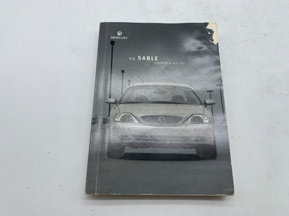2004 Mercury Sable Owners Manual Set with Case OEM A02B48070