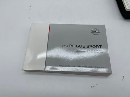 2018 Nissan Rogue Sport Owners Manual Set with Case OEM R01B24003